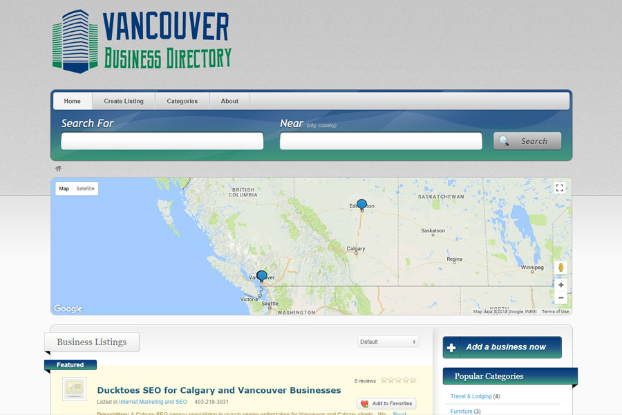 Vancouver Businesses Directory