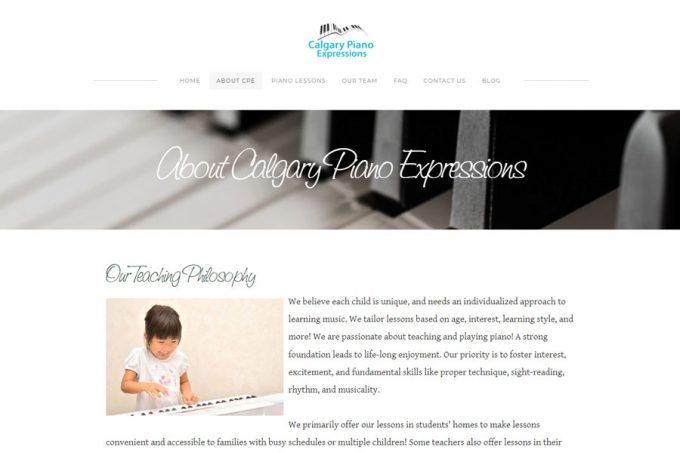 Piano Lessons: Calgary Piano Expressions